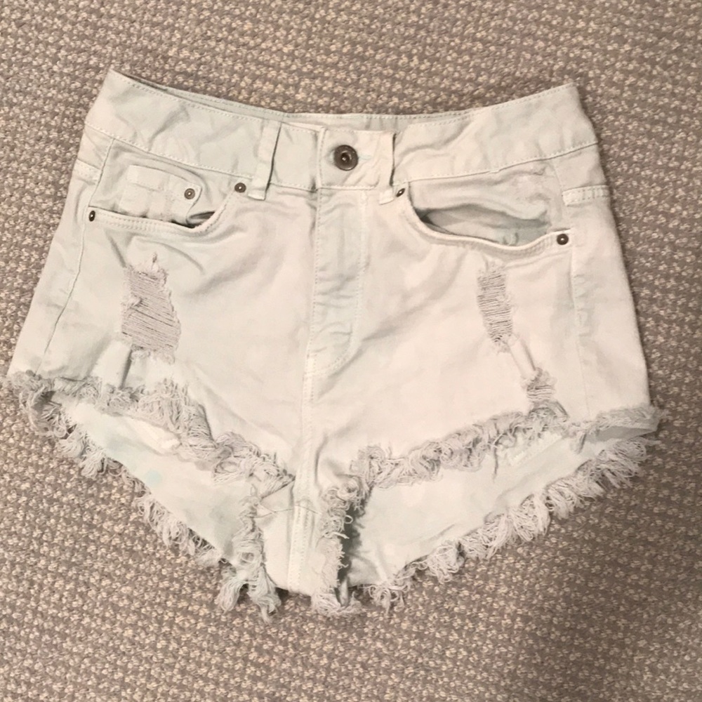H&M High Waisted Jean Shorts
